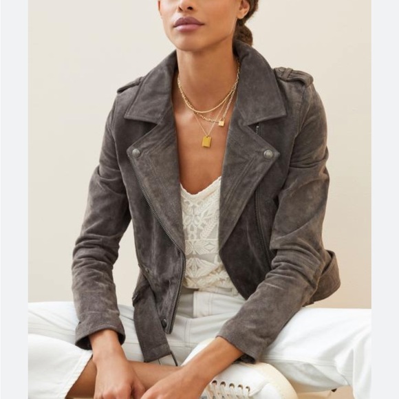 BLANK NYC SUEDE MOTO JACKET XS NEW WITH TAGS - Picture 3 of 7